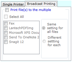 Broadcast Printing